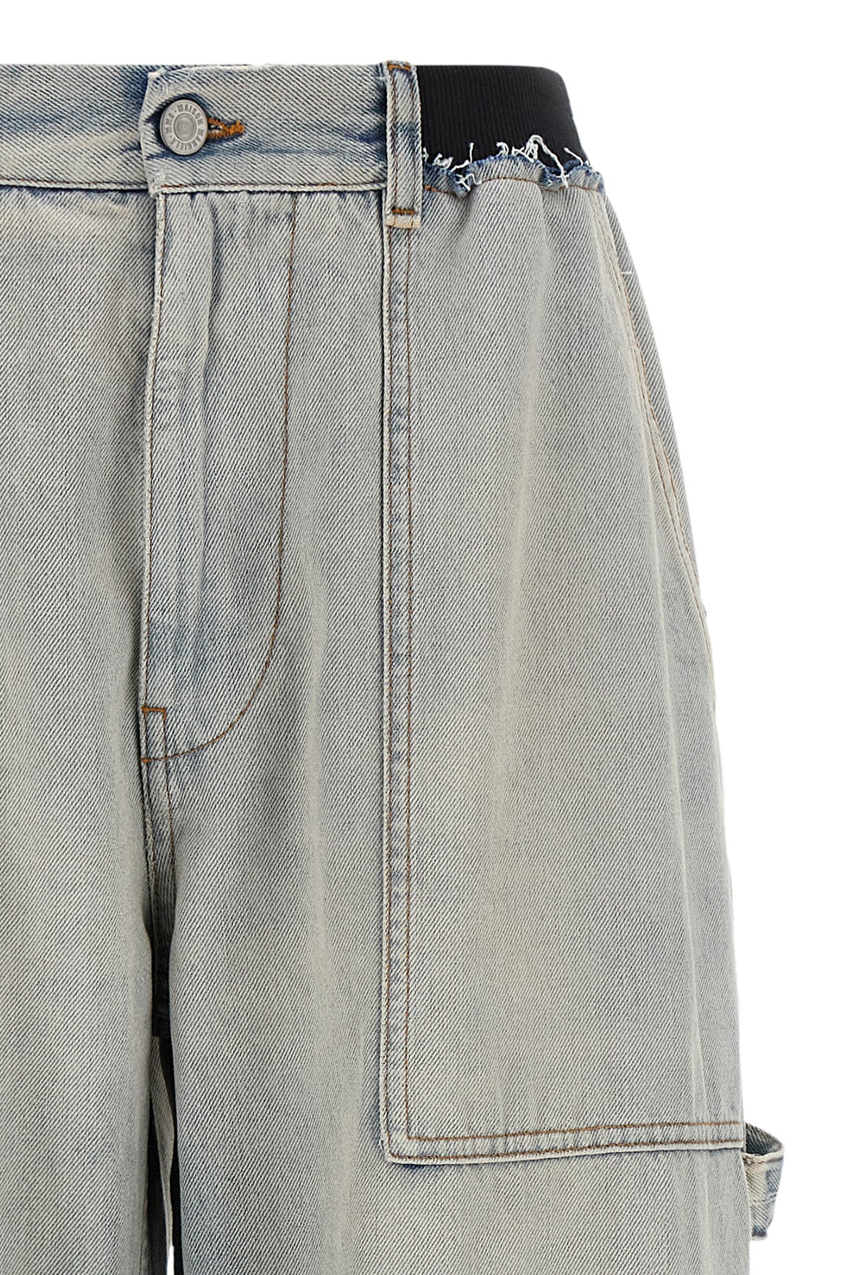 maison margiela mm6 jeans redefine utility clothing codes through a deconstructe