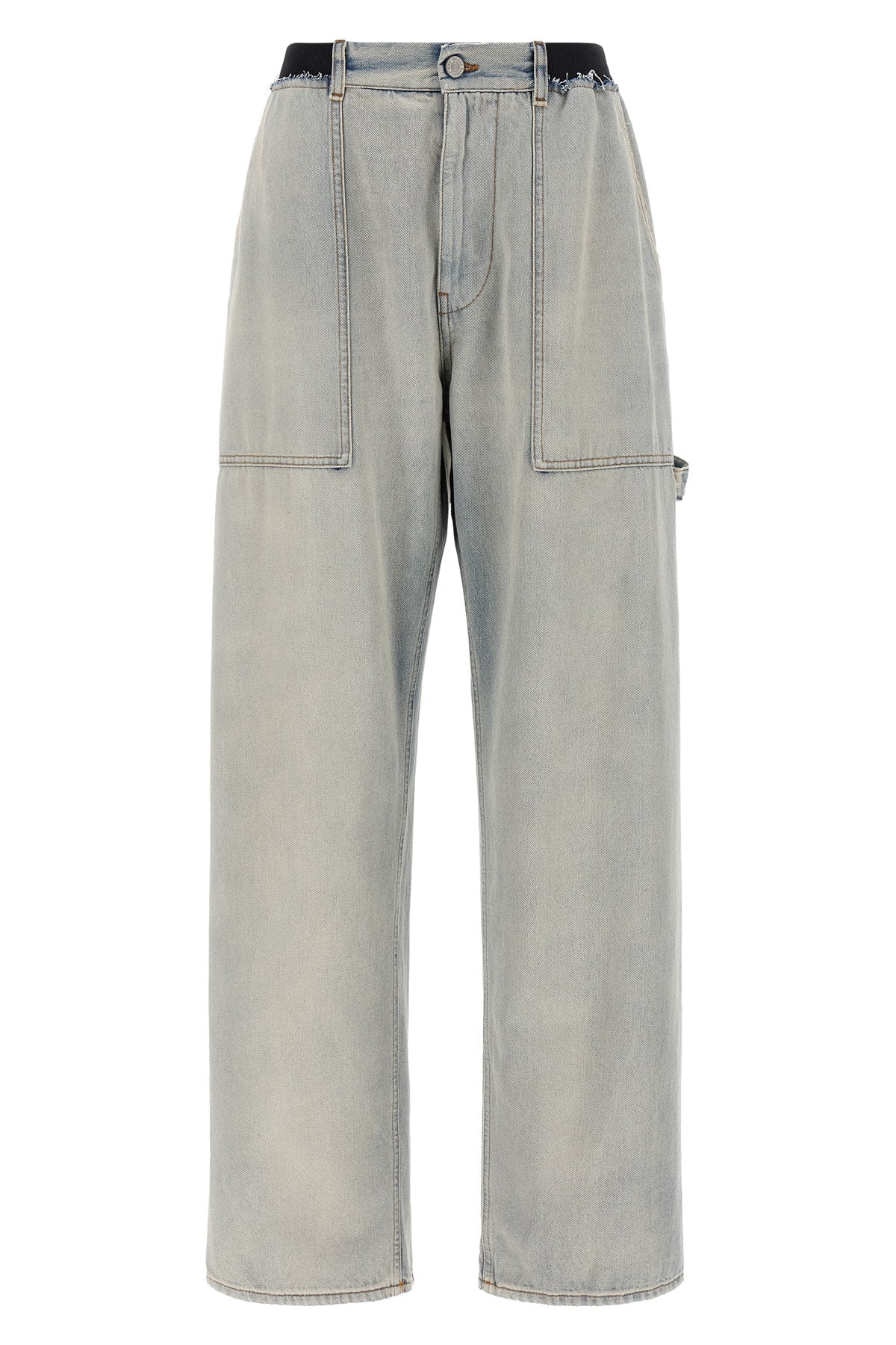 maison margiela mm6 jeans redefine utility clothing codes through a deconstructe