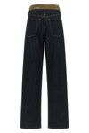 maison margiela mm6 jeans redefine the codes of dark blue denim through a decons