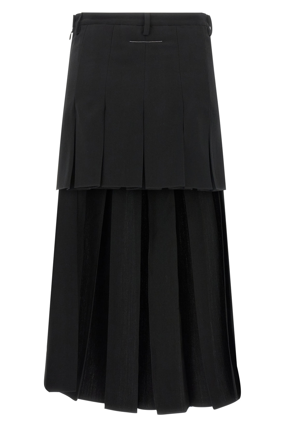 MM6 38 maison margielas mm6 midi skirt redefines classic tailoring through a distincti