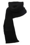 the maison margiela mm6 scarf is distinguished by an elongated rectangular const