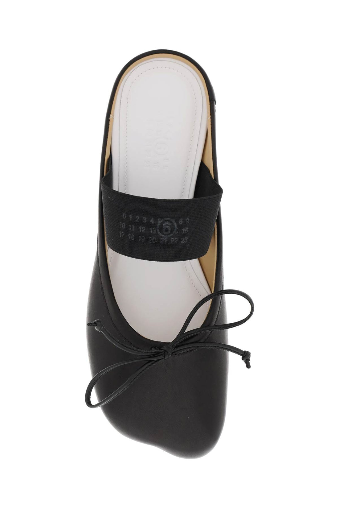 smooth leather anatomical ballerina