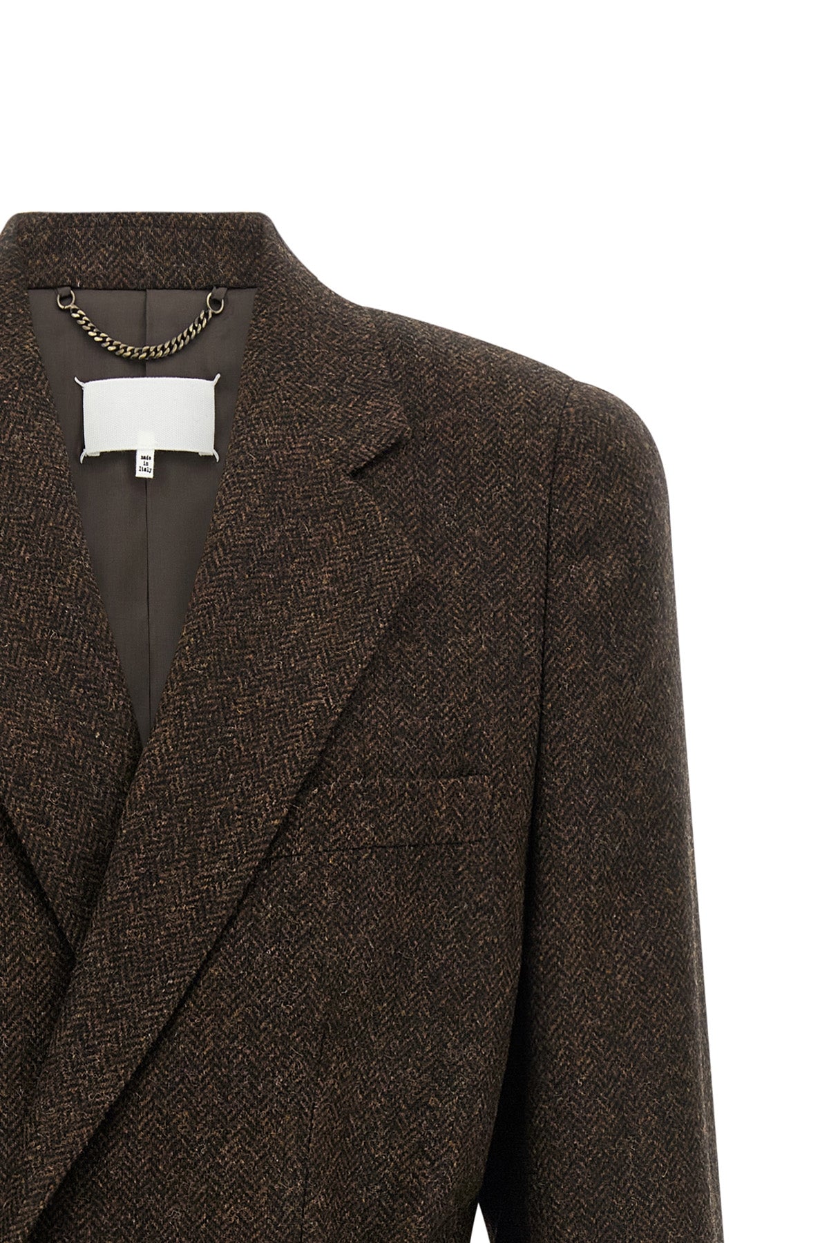 maison margiela pure wool coat