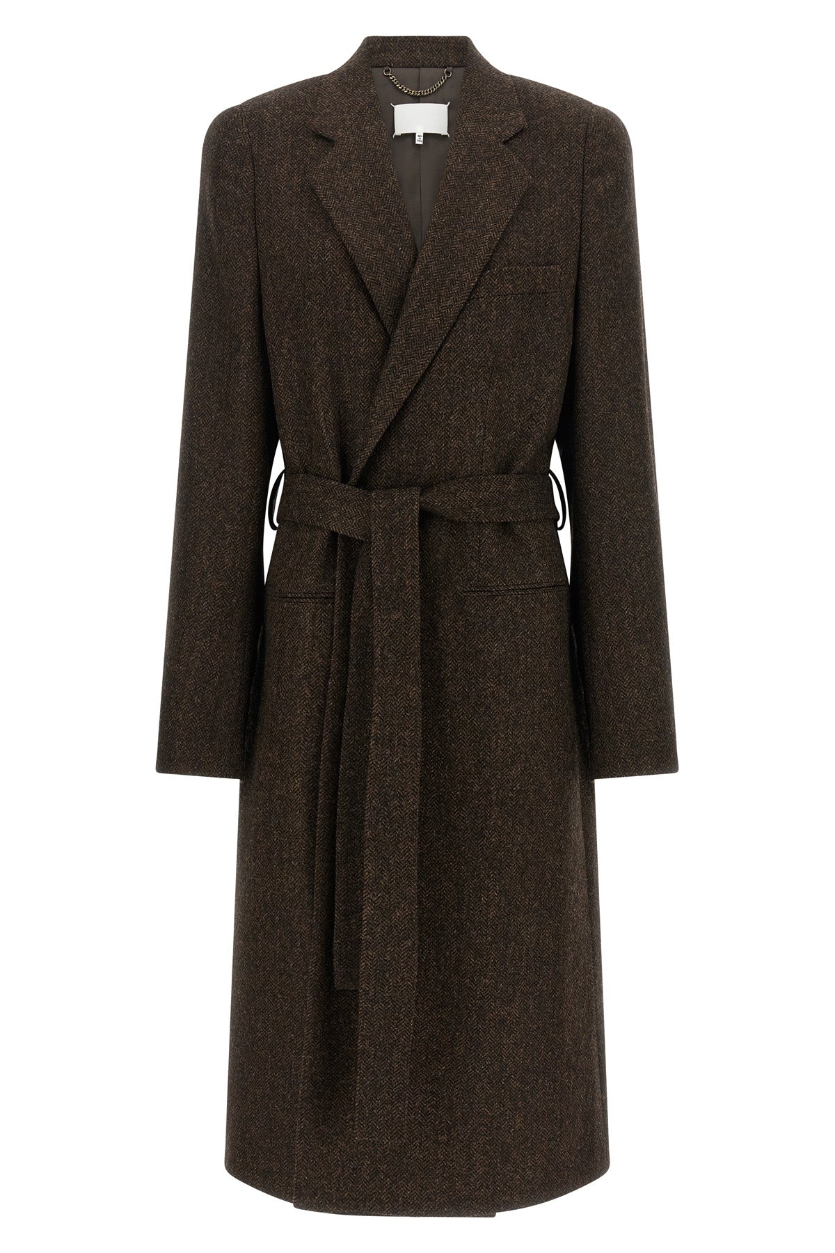 maison margiela pure wool coat