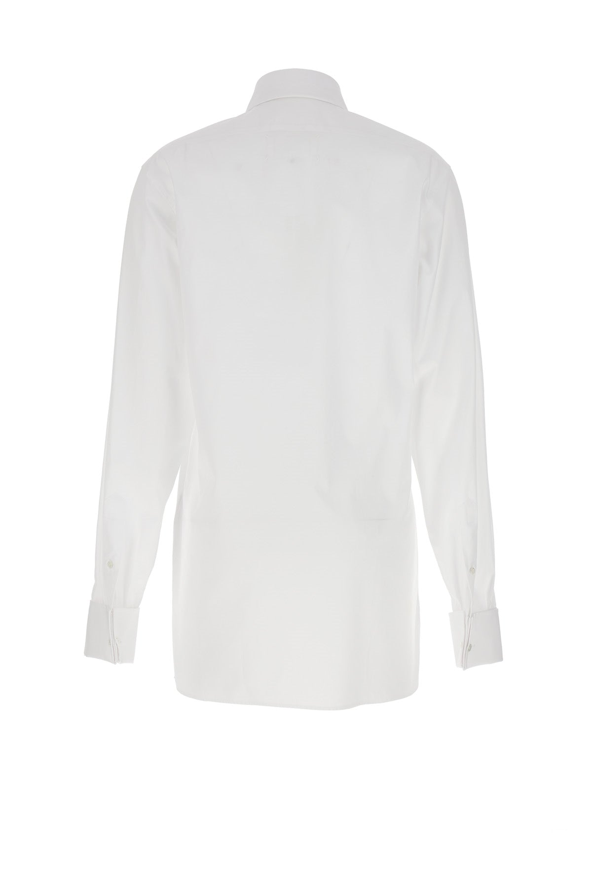 long cotton poplin shirt