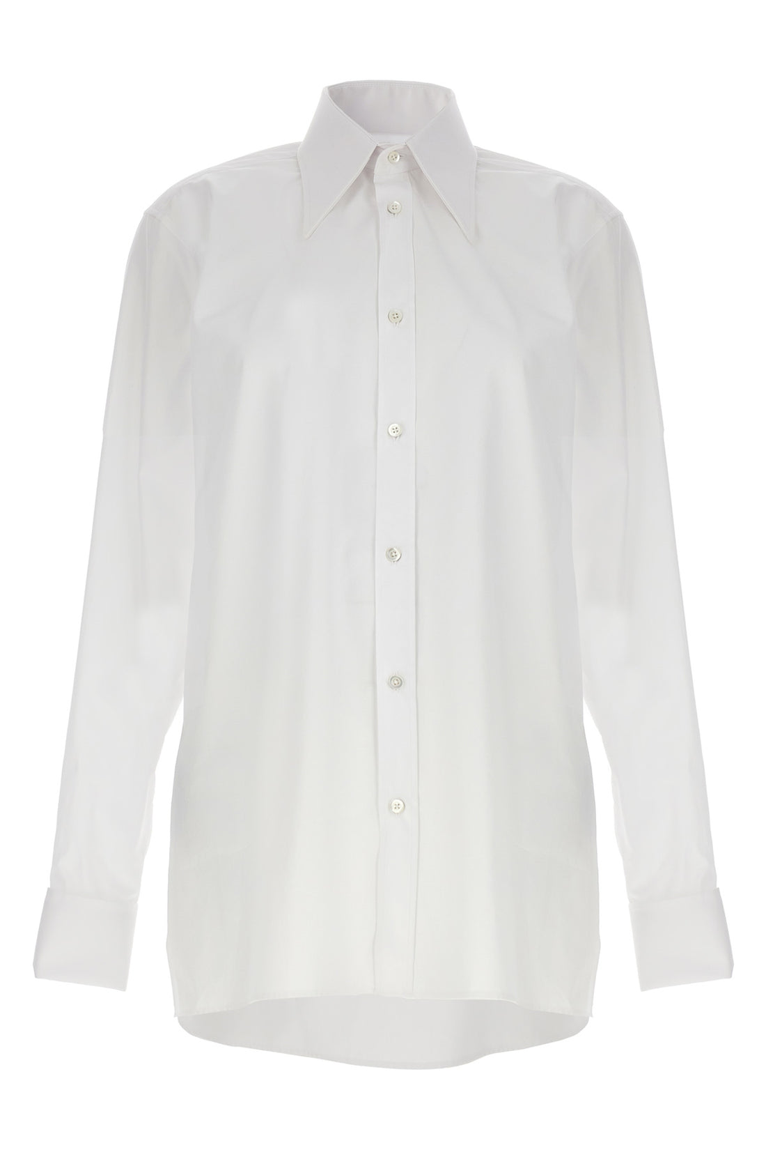MAISON MARGIELA 39 cm long cotton poplin shirt