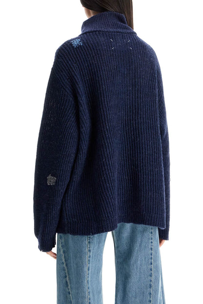 linen and wool blend sweater