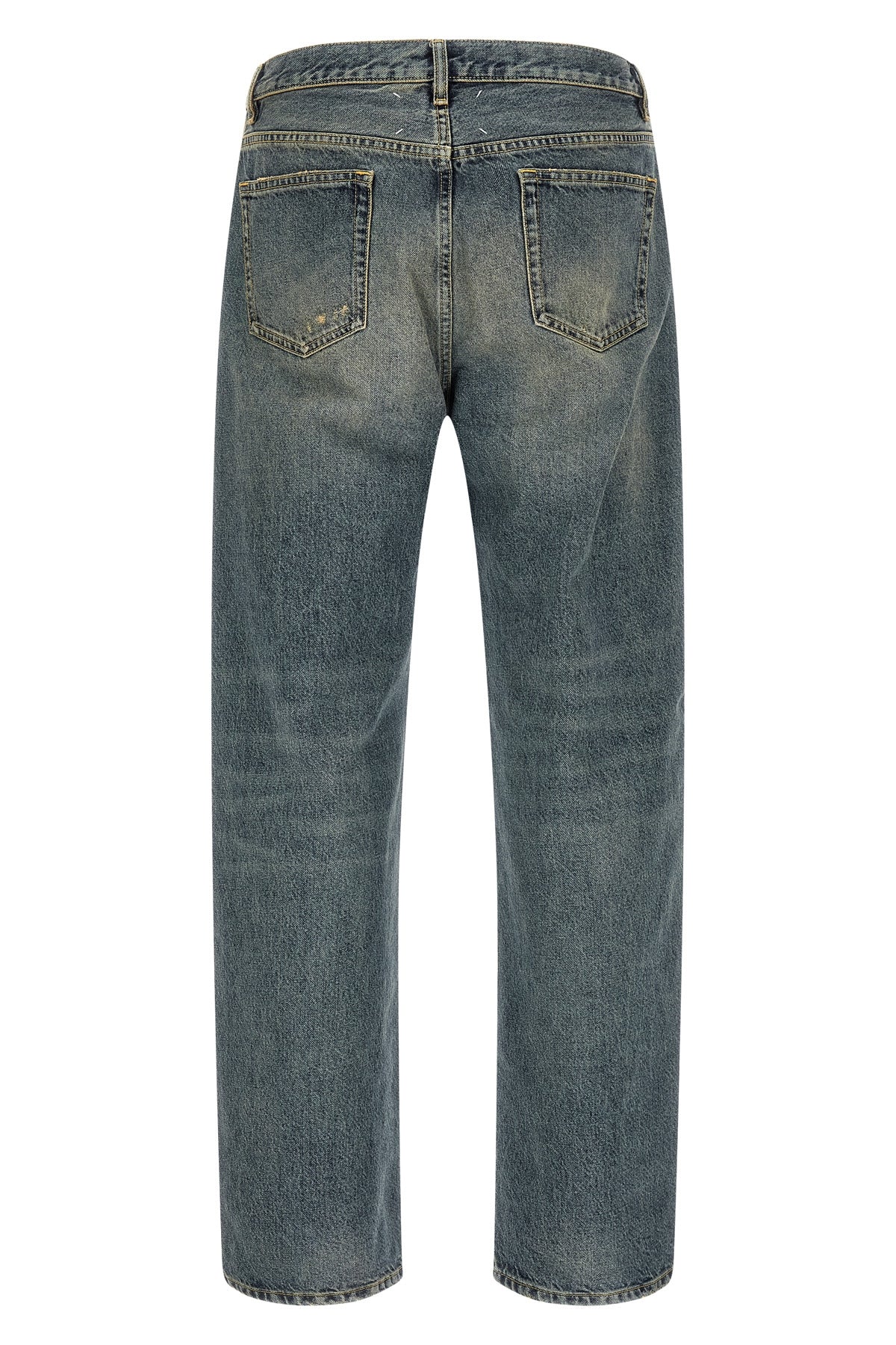 maison margiela distressed denim trousers jeans