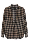 magliano x dsquared2 capsule shirt in all-over check patterned cotton