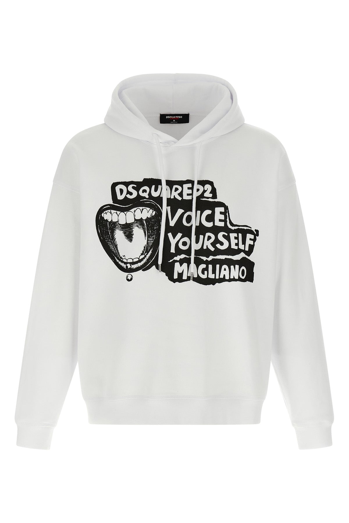 magliano x dsquared2 capsule hoodie in fleece cotton