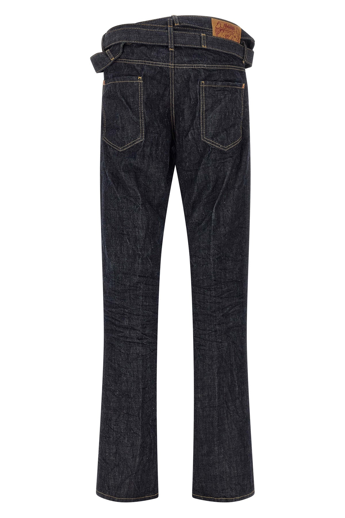 magliano x dsquared2 capsule butch jeans in garment-dyed cotton denim