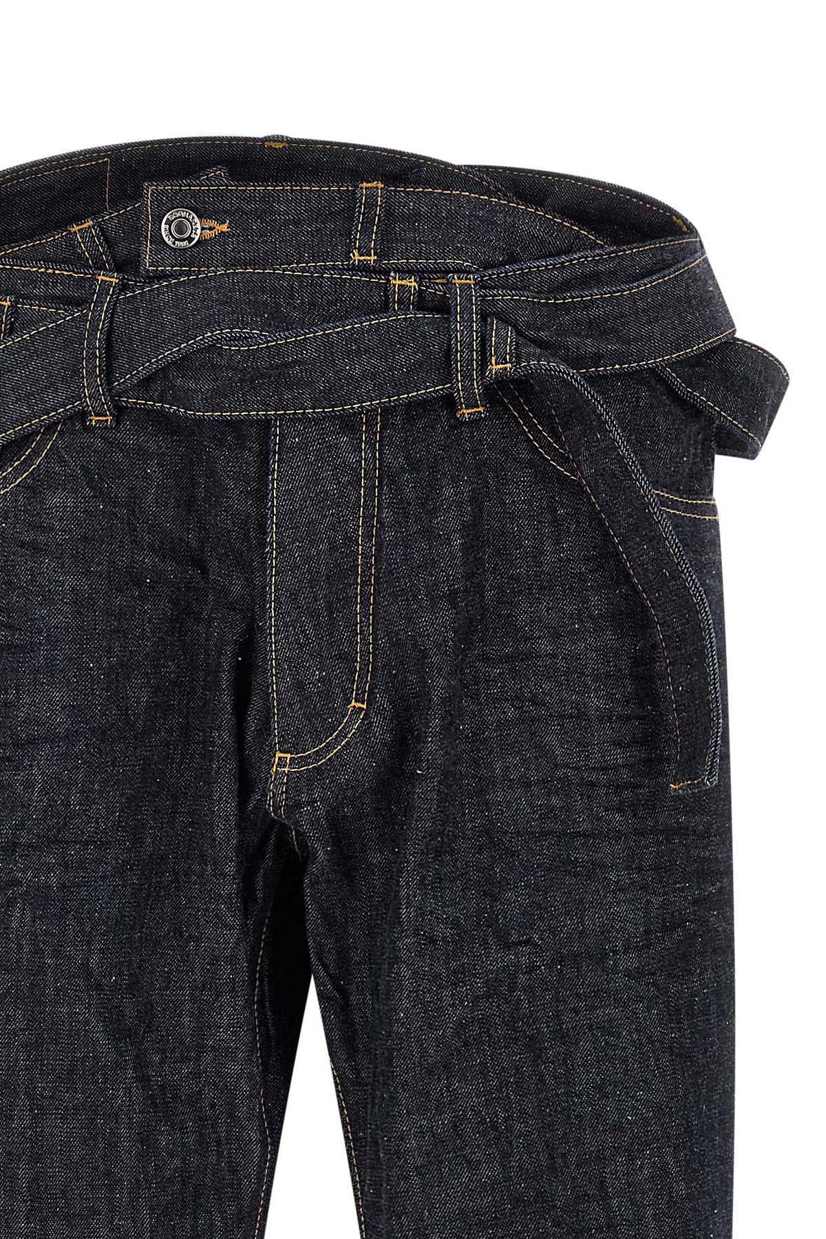magliano x dsquared2 capsule butch jeans in garment-dyed cotton denim