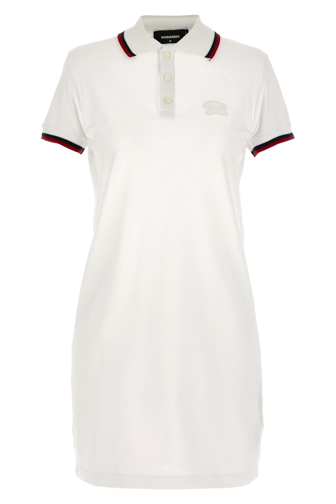 DSQUARED2 XS piqué cotton polo dress