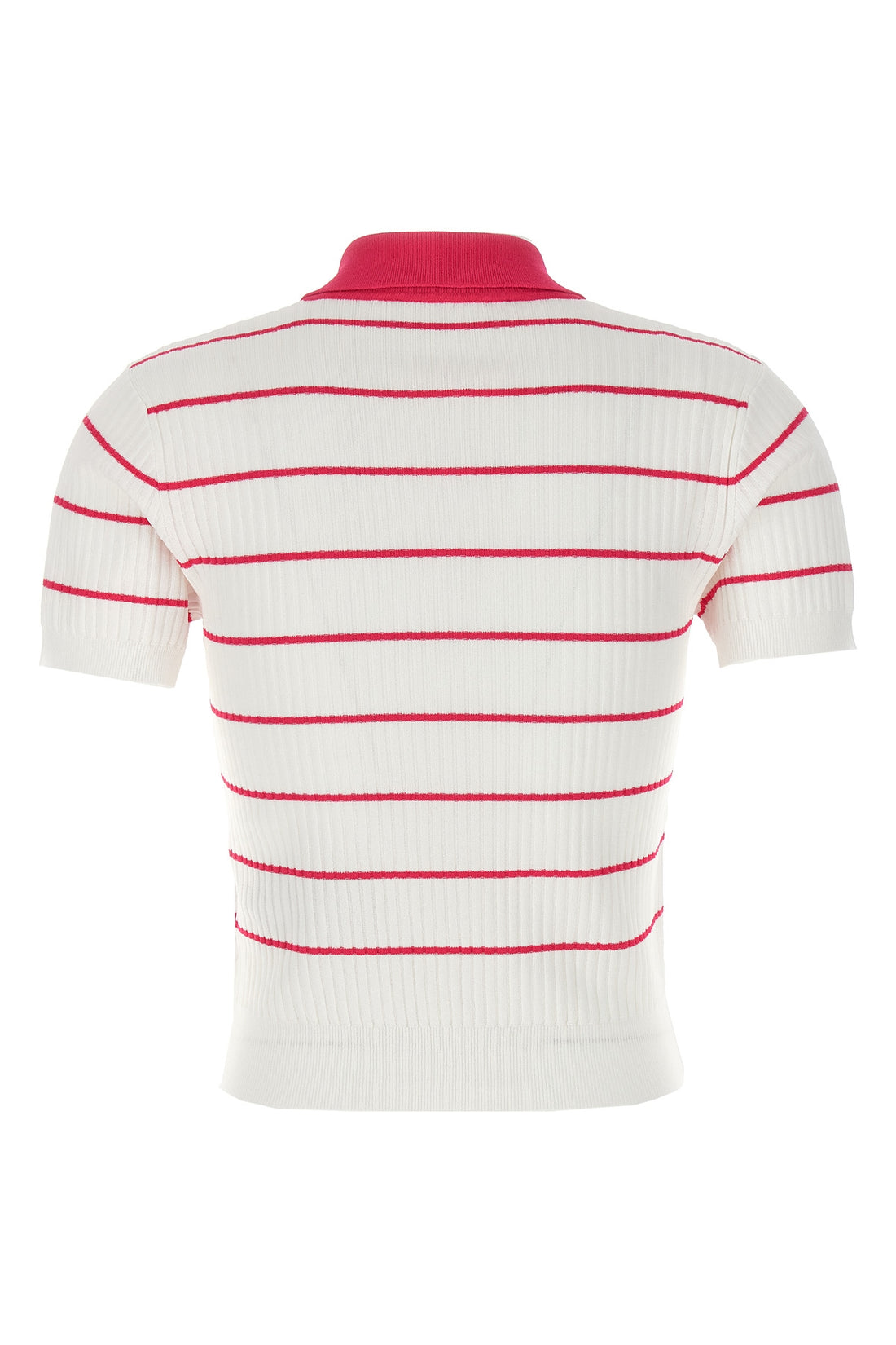 DSQUARED2 M striped polo shirt in ribbed viscose blend