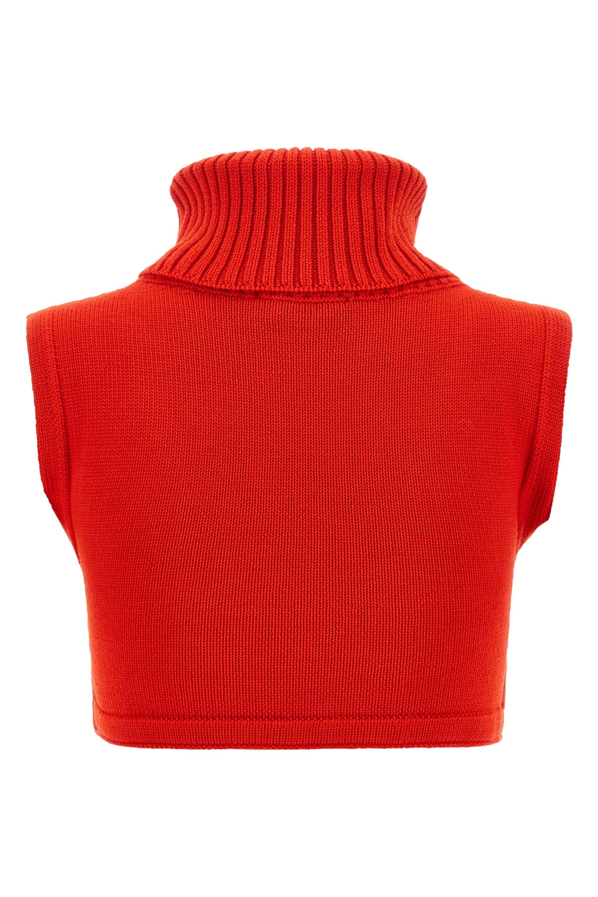 the dsquared2 après ski turtleneck vest redefines winter knitwear through bold
