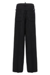 twin pack wool trousers