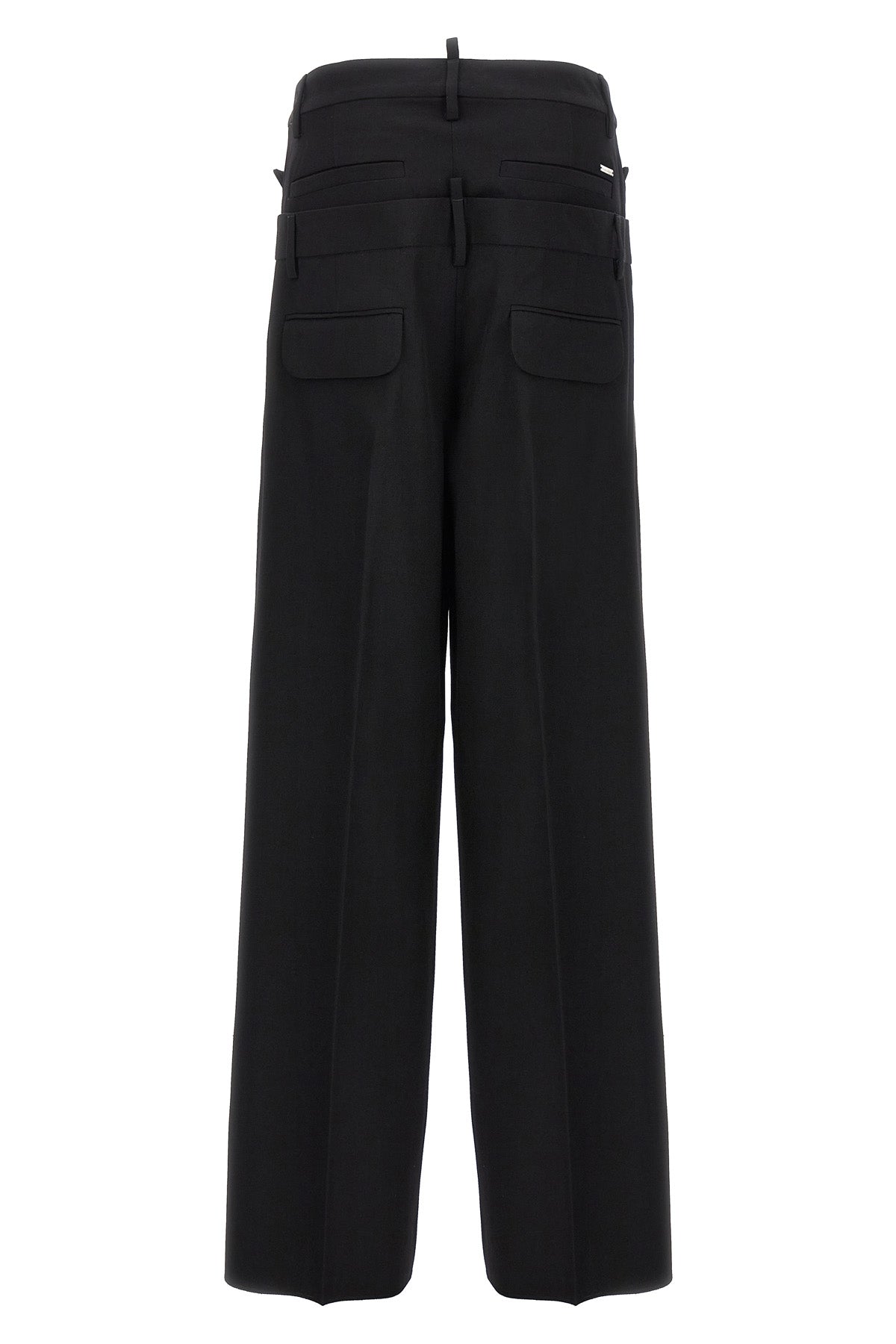 twin pack wool trousers