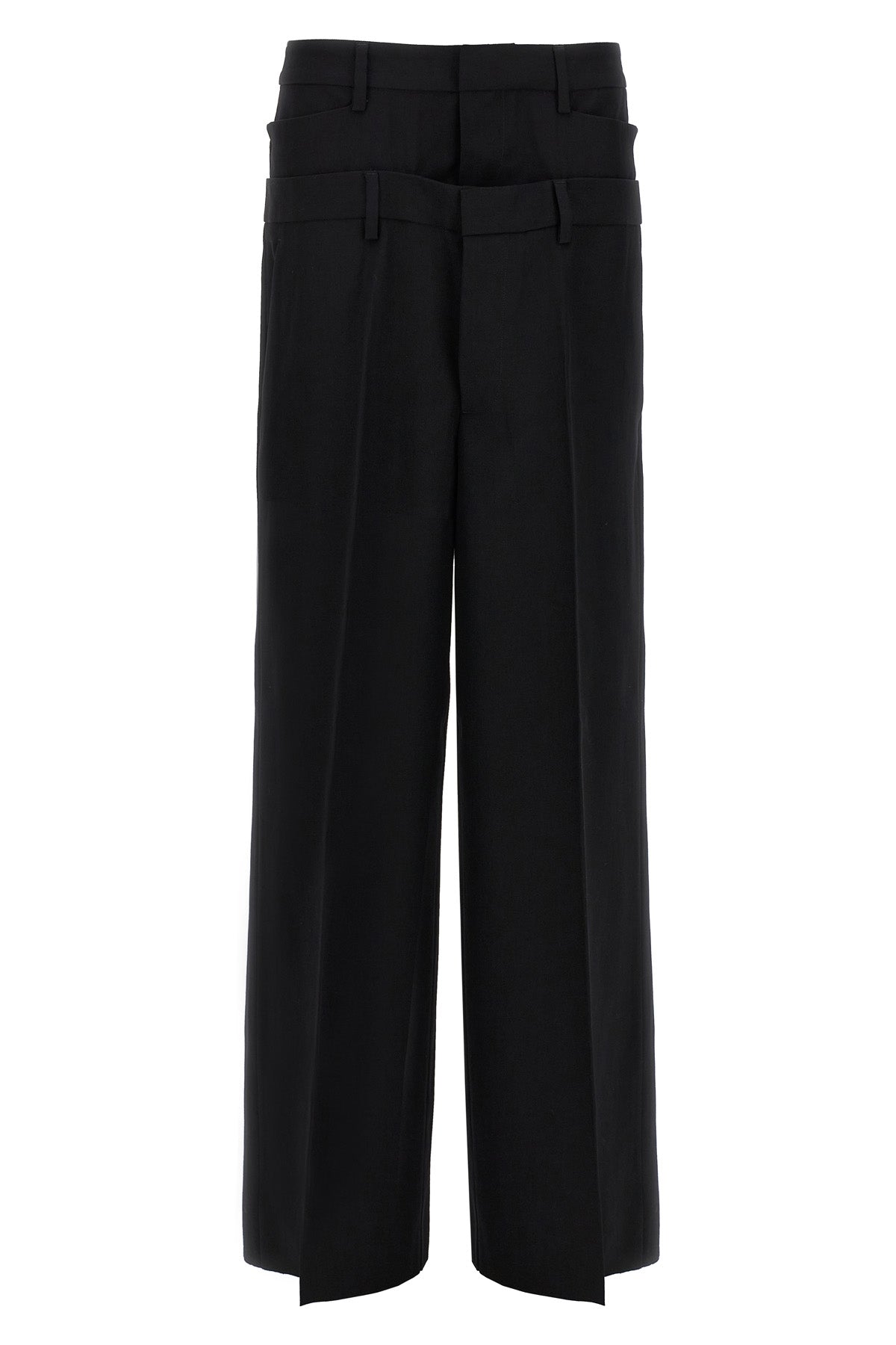 twin pack wool trousers