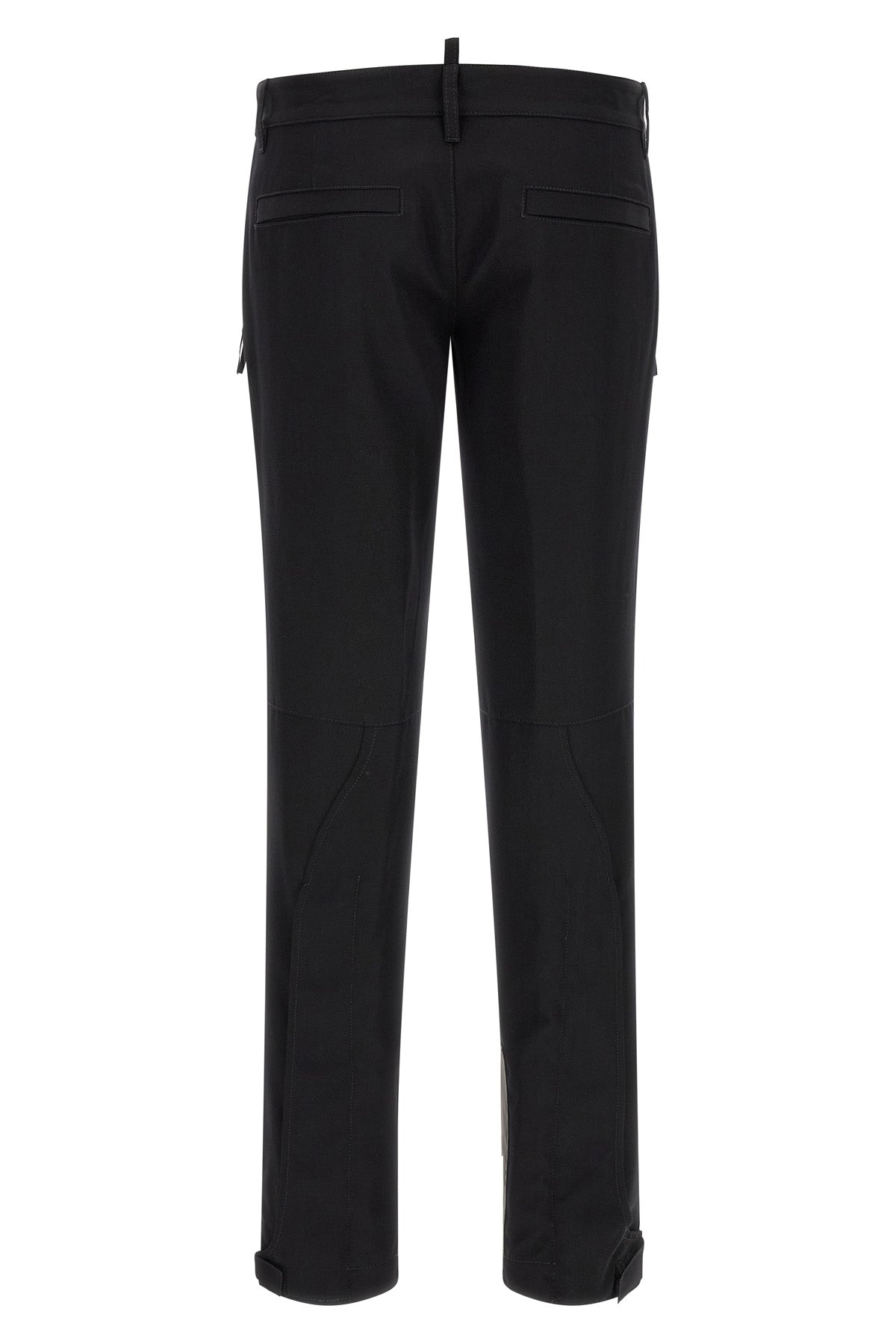 the dsquared2 cigarette pants redefine the concept of urban tailoring through a