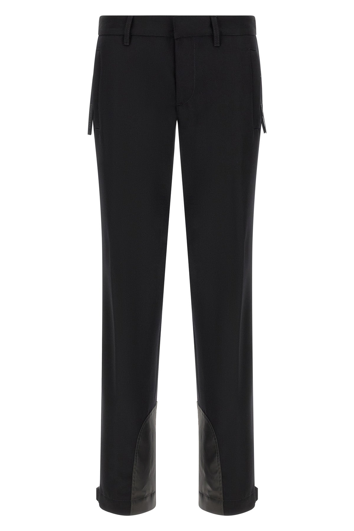 the dsquared2 cigarette pants redefine the concept of urban tailoring through a