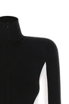 the dsquared2 bodysuit redefines the silhouette through a graphic and sculptural