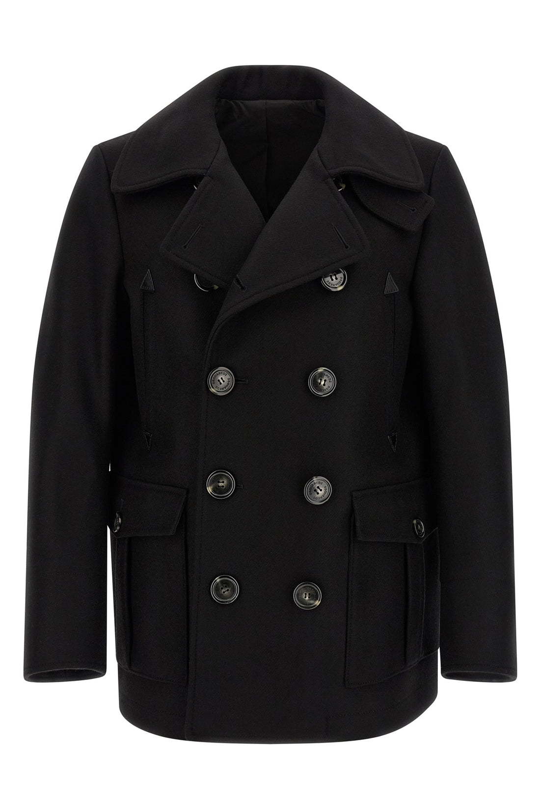 DSQUARED2 46 the double-breasted coat lined