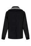 hybrid peacoat double-breasted wool coat