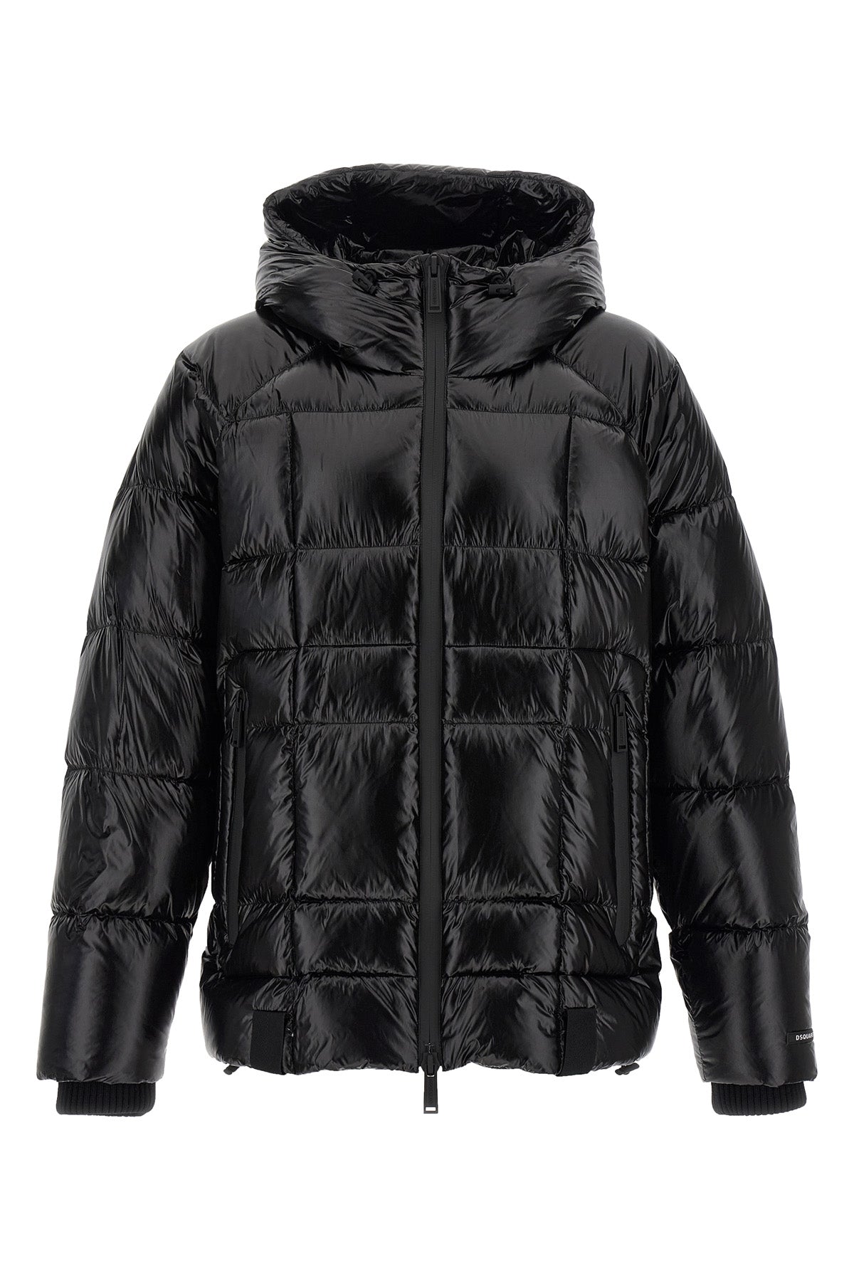 padded 3d down jacket hooded down jacket