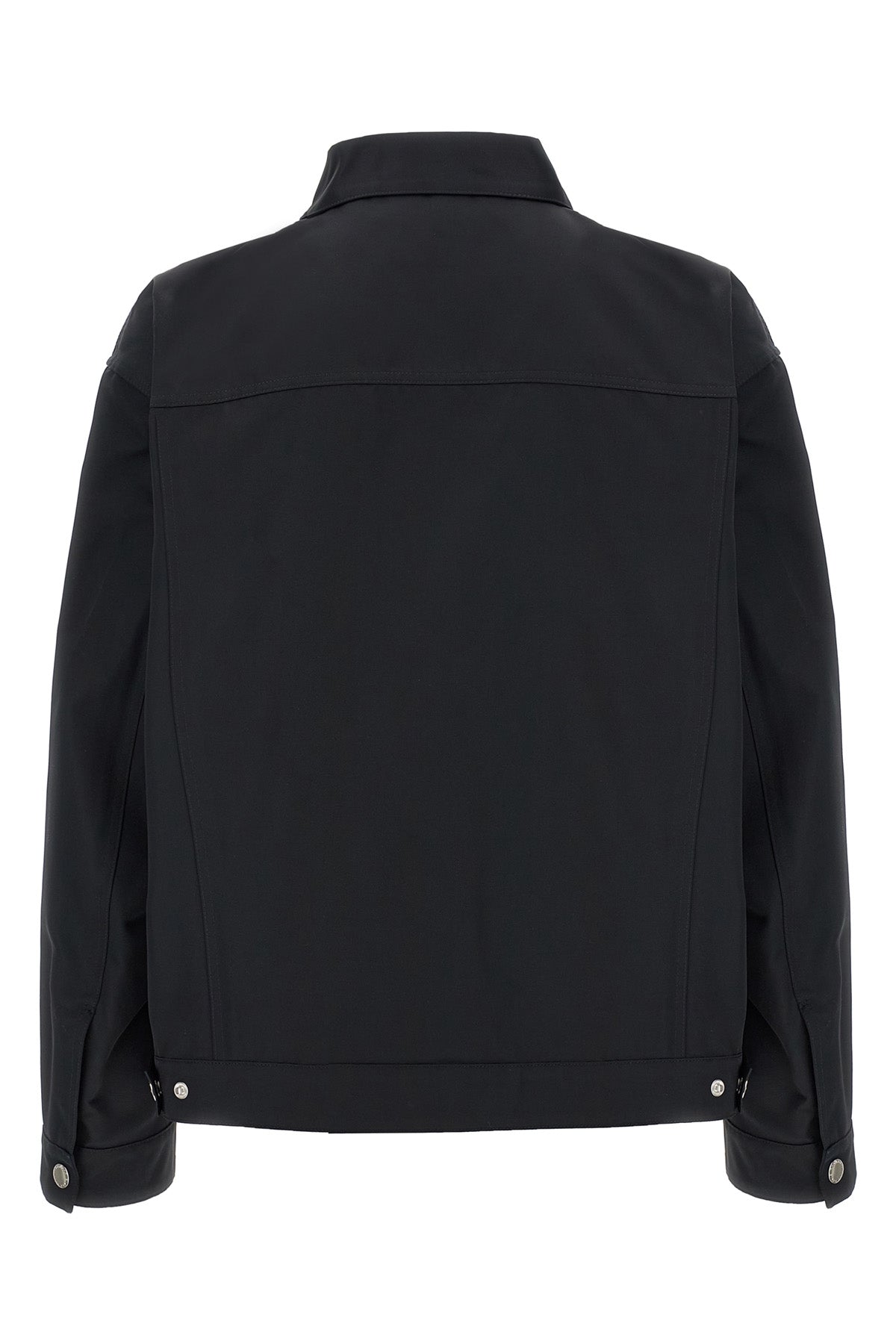 jacket in semi-gloss fabric