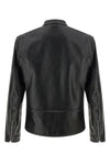 bad boy biker jacket in used-effect leather