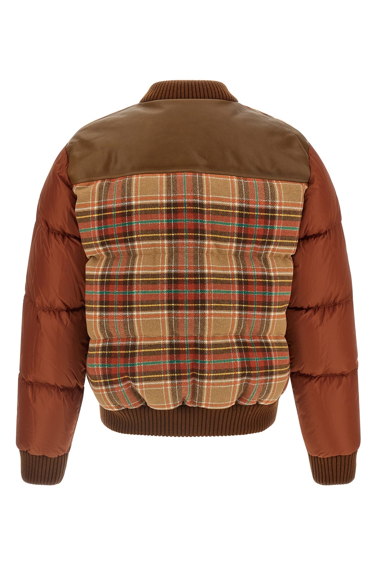 the padded hybrid bomber jacket by dsquared2