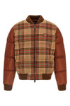 the padded hybrid bomber jacket by dsquared2