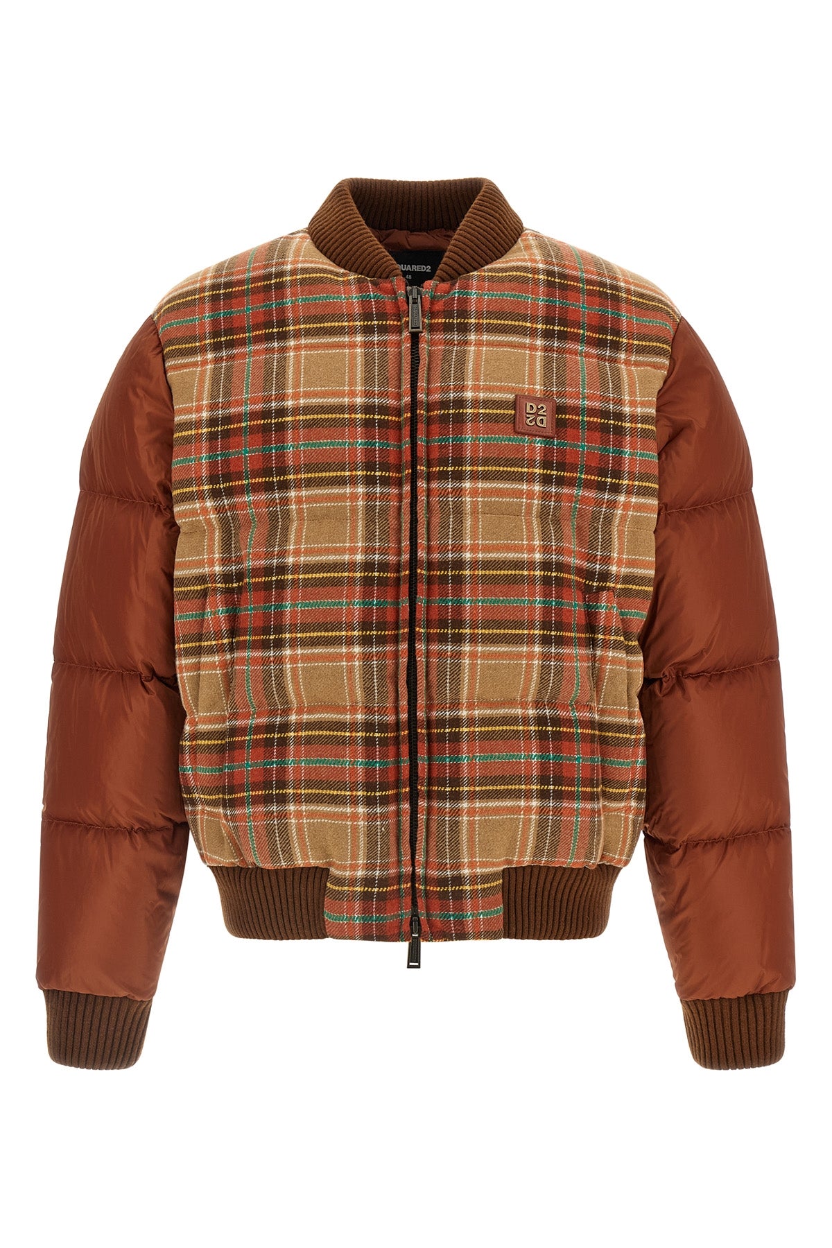 the padded hybrid bomber jacket by dsquared2
