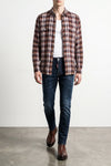 canadian vintage plaid linen shirt