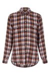 canadian vintage plaid linen shirt