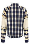 the classic check drawstring dsquared2 shirt features an innovative hybrid con