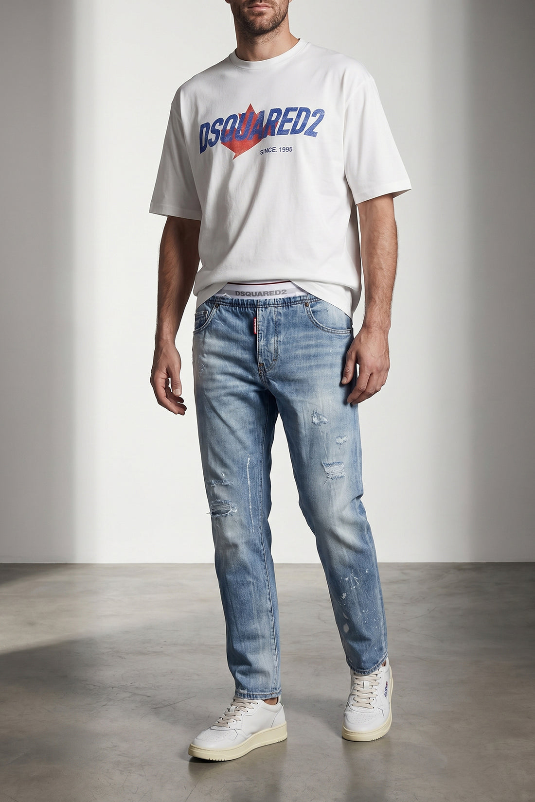 DSQUARED2 L rider cotton jersey t-shirt