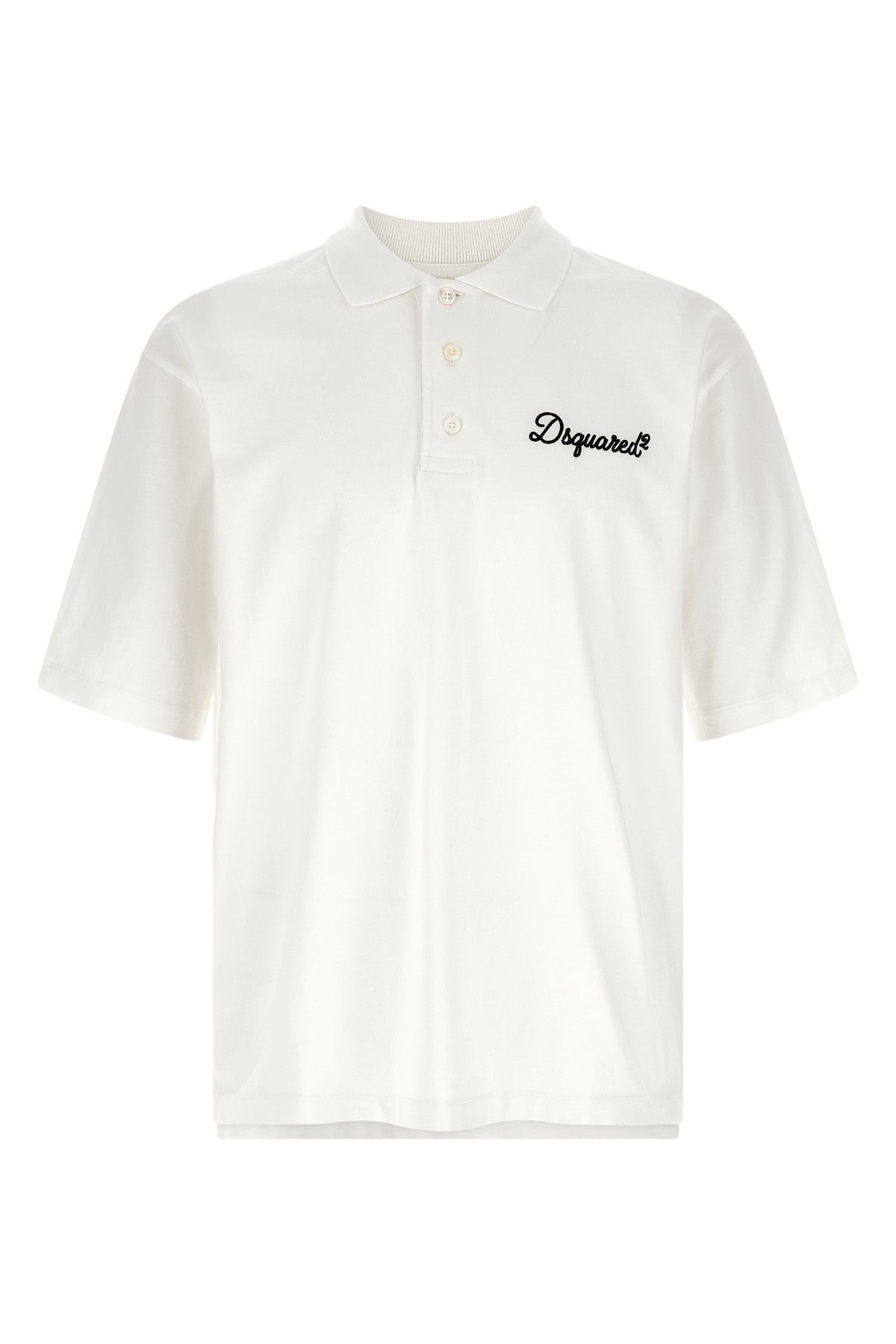 smooth cotton jersey polo shirt