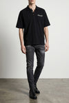smooth cotton jersey polo shirt