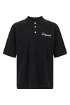 smooth cotton jersey polo shirt