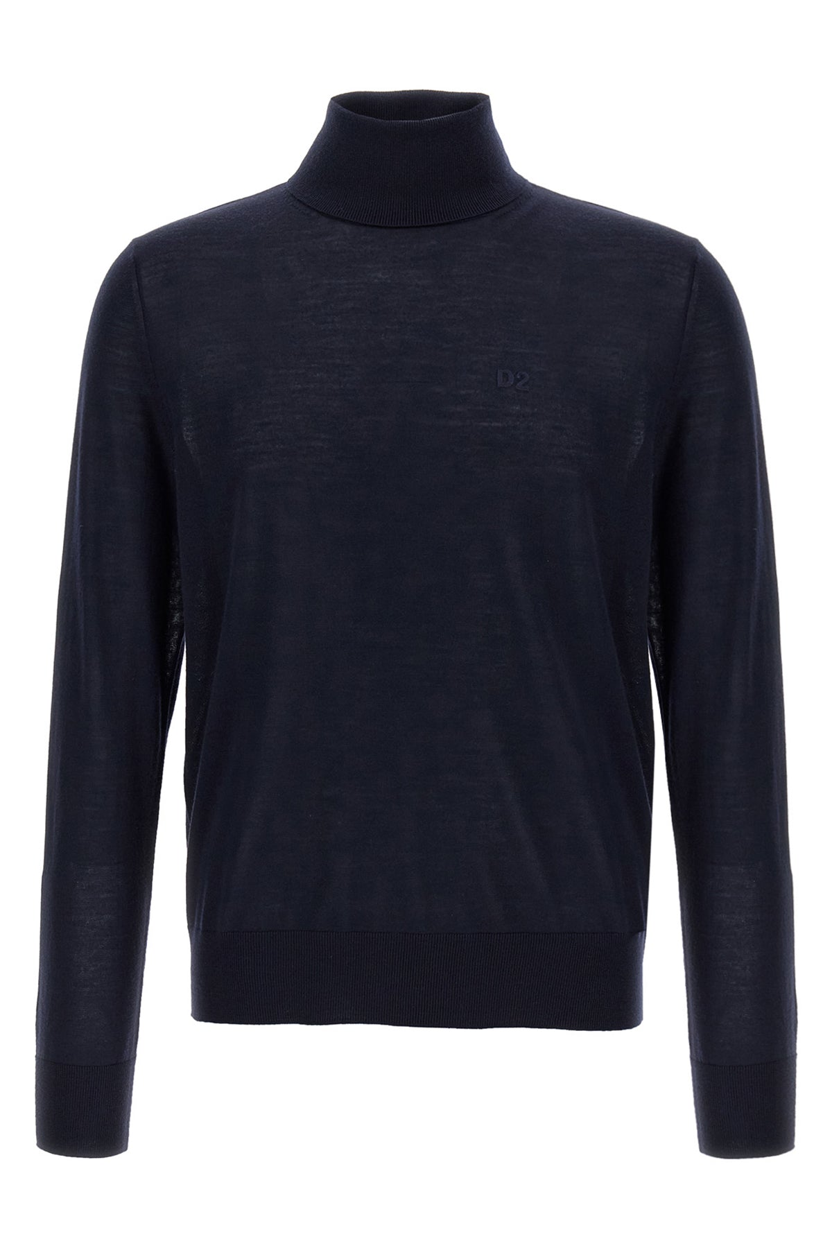 d2 thin wool turtleneck sweater
