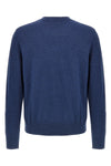 melange cotton crewneck sweater