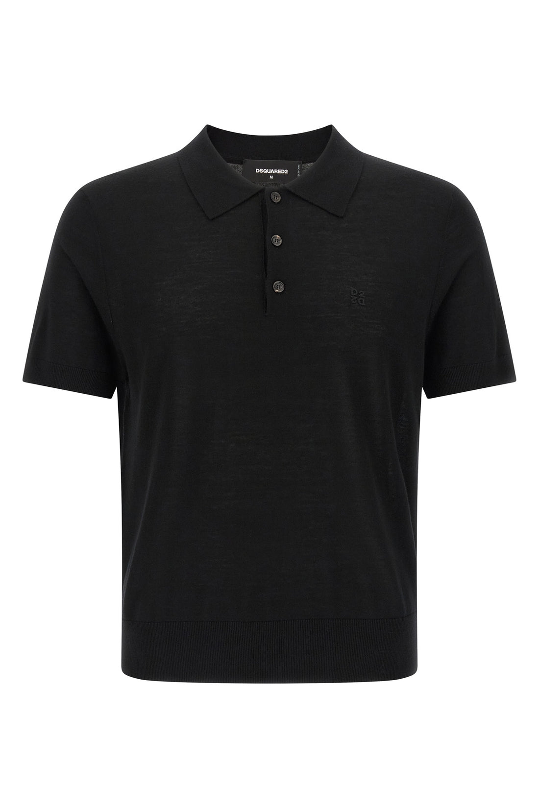 DSQUARED2 M light wool polo shirt