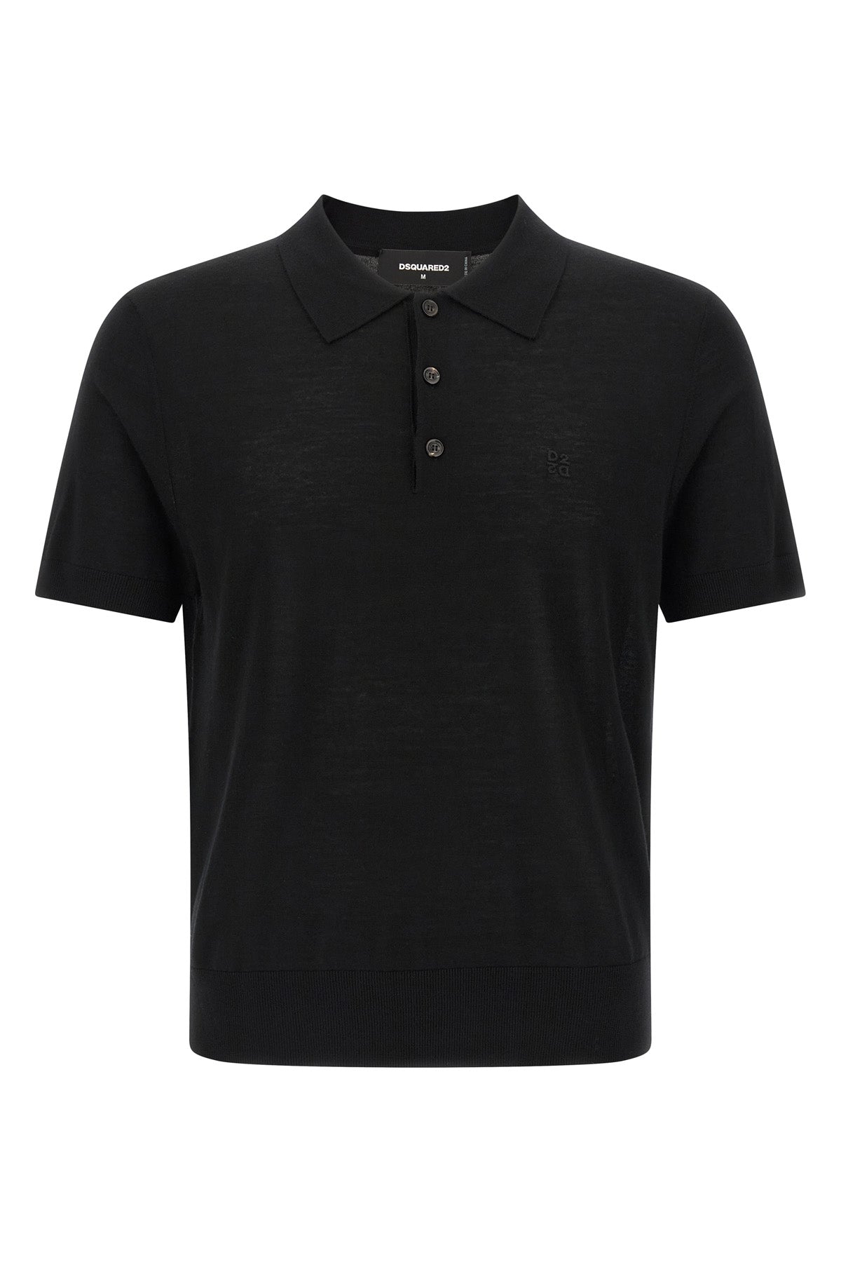 light wool polo shirt