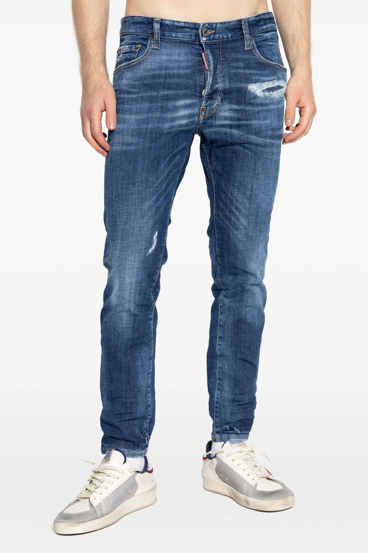 skater stretch cotton denim jeans