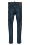 teddy stonewashed cotton denim jeans