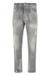 642 used-effect stonewashed stretch cotton denim jeans