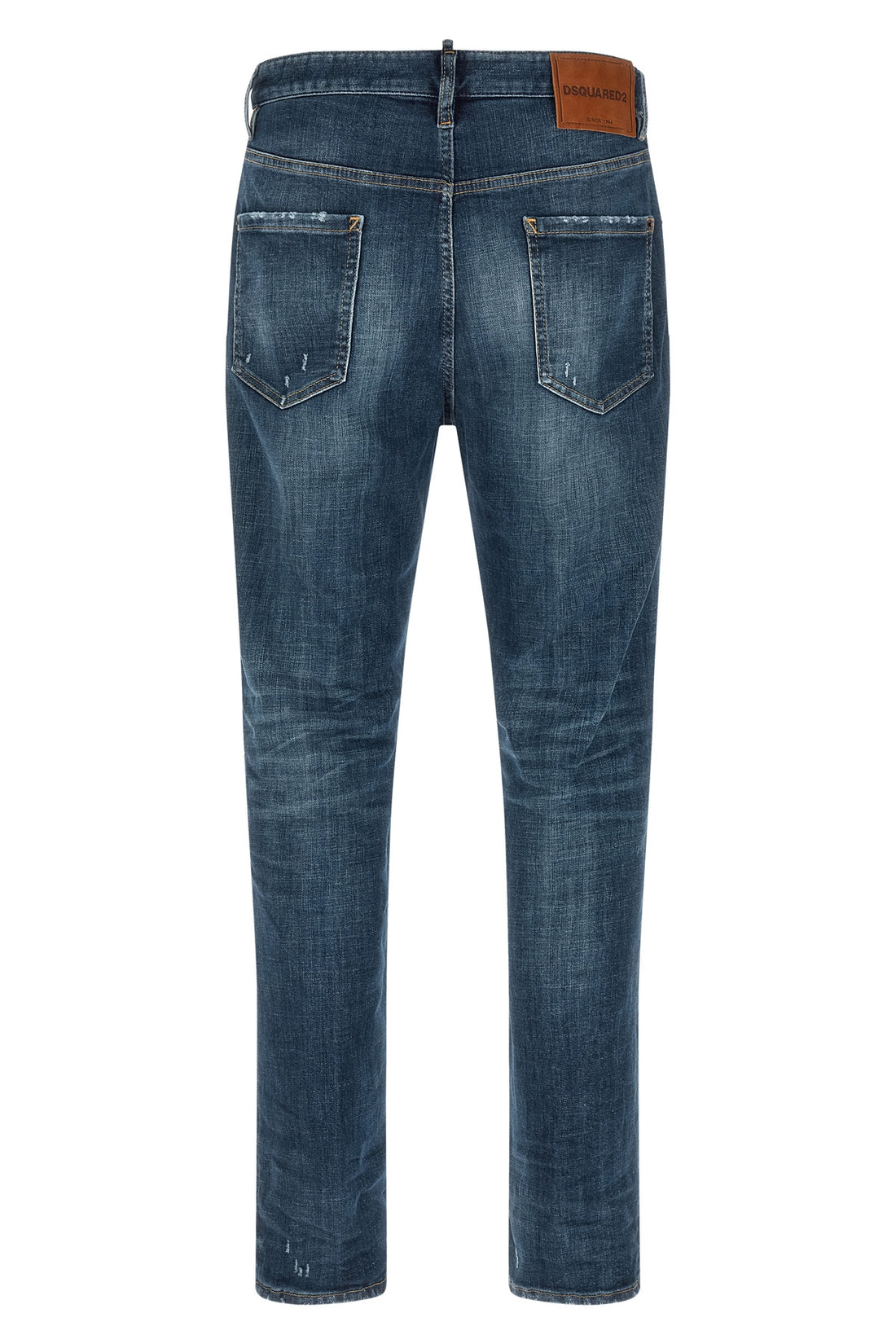DSQUARED2 46 642 used-effect stonewashed stretch cotton denim jeans