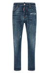 642 used-effect stonewashed stretch cotton denim jeans