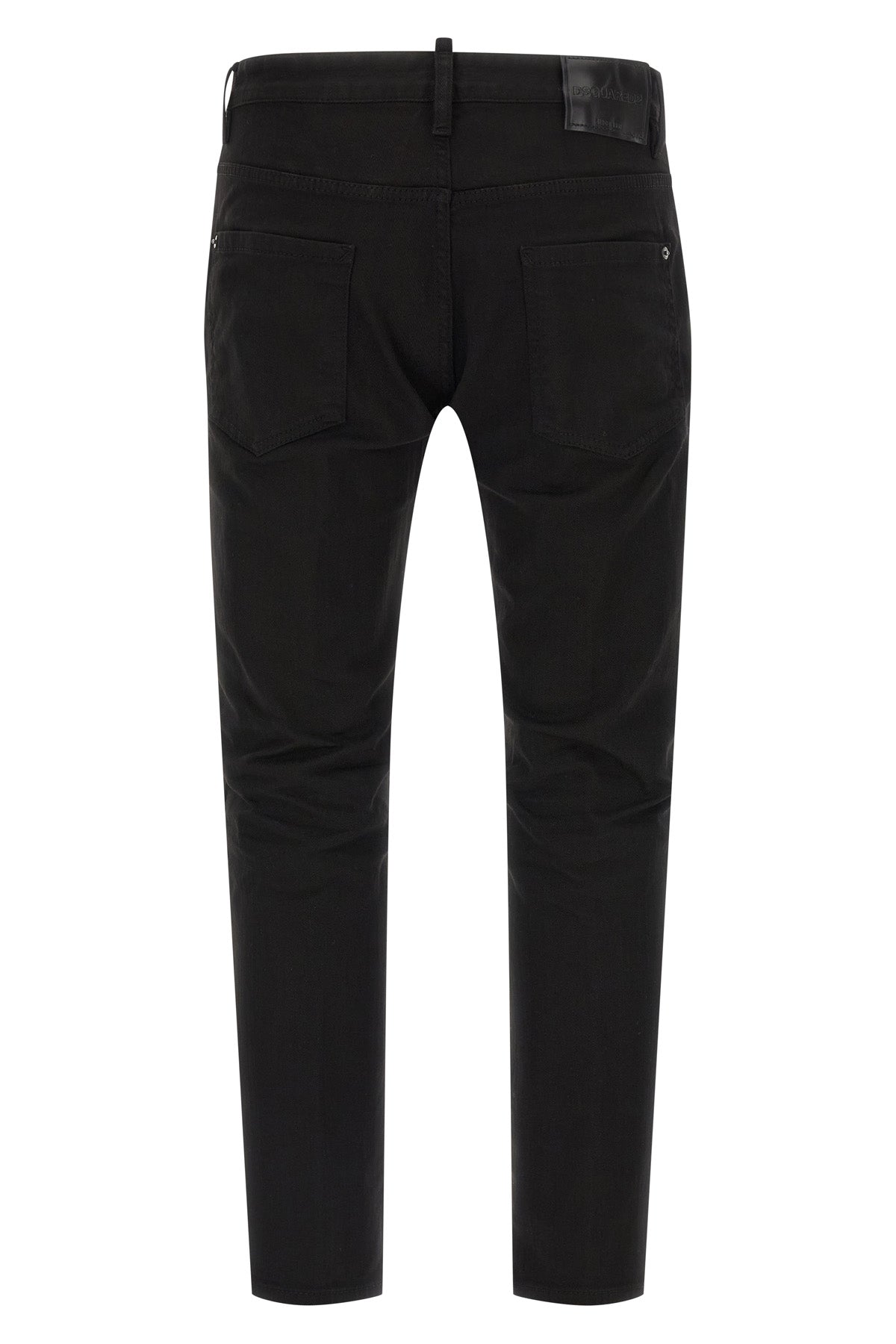 skater jeans in garment-dyed cotton denim